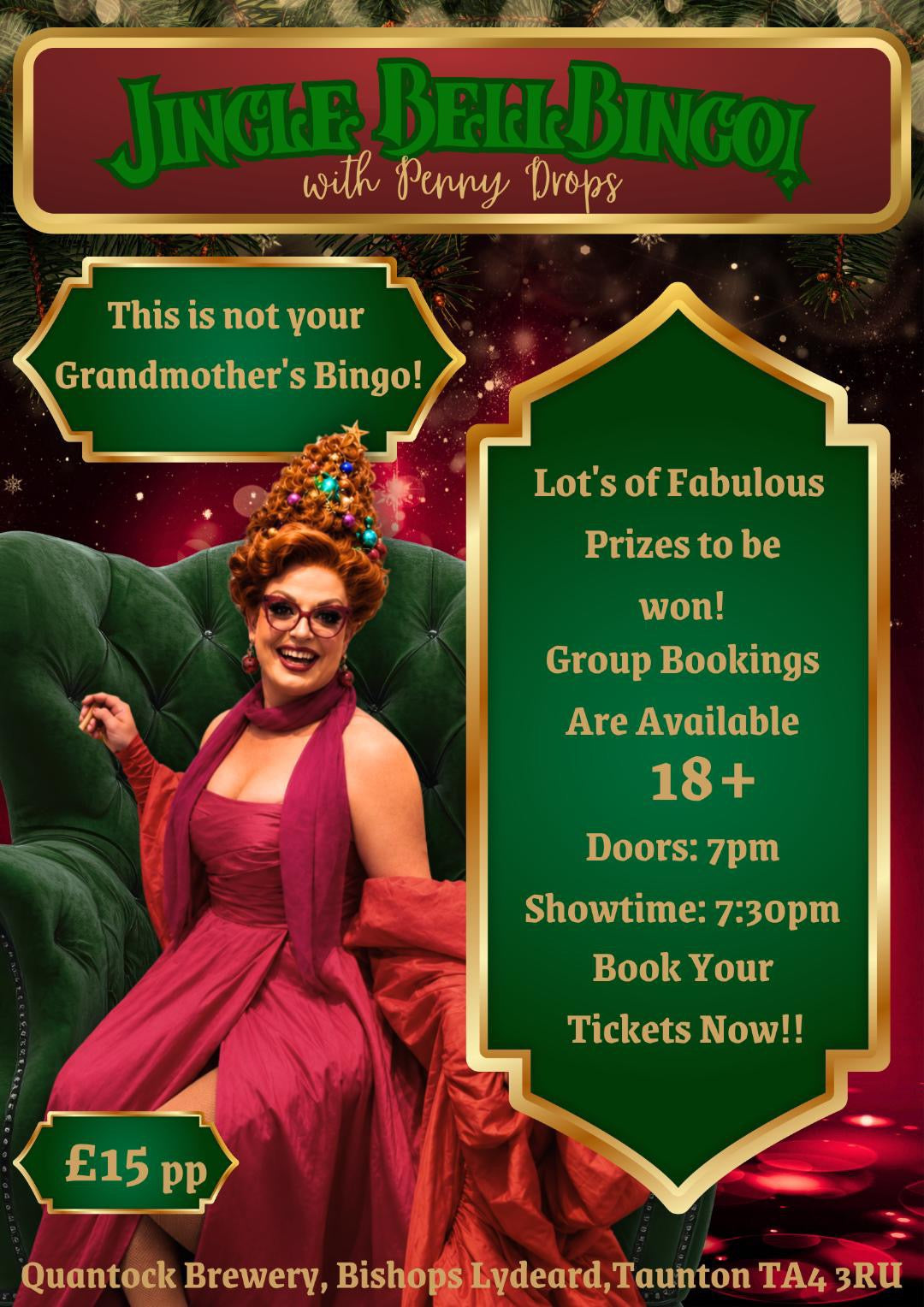 Penny’s Xmas Baubles Bingo Night